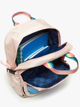 Rugzak 1 Compartiment Caramel et cie Blauw boheme FI-vue-porte